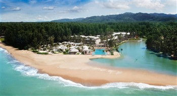 View of the Devasom Beach Resort in Khao Lak