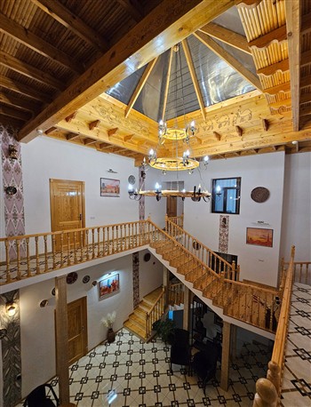 View of the Ulli Oy Hotel in Uzbekistan