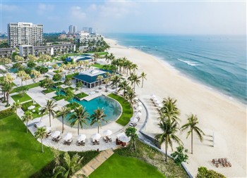 View of the Hyatt Regency Spa Resort in Da Nang