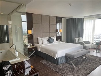 View of the Central Luxury Hotel in Ha Long Bay