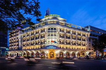 View of the Hotel Majestic Saigon in Ho Chi Minh