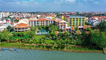 View of the Bel Marina Resort in Hoi An