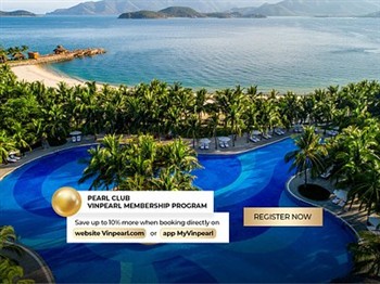 View of the Vinpearl Luxury in Nha Trang