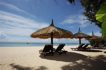 View of the Cham Villas Luxury Resort in Phan Thiet