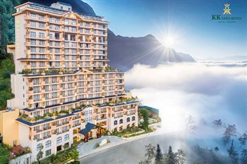 View of the KK Hotel in Sapa