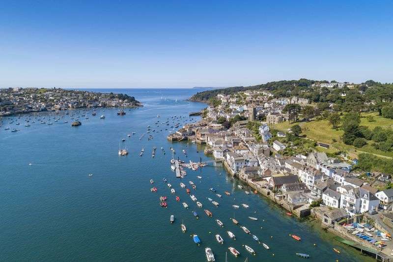 Travel images Fowey in Cornwall
