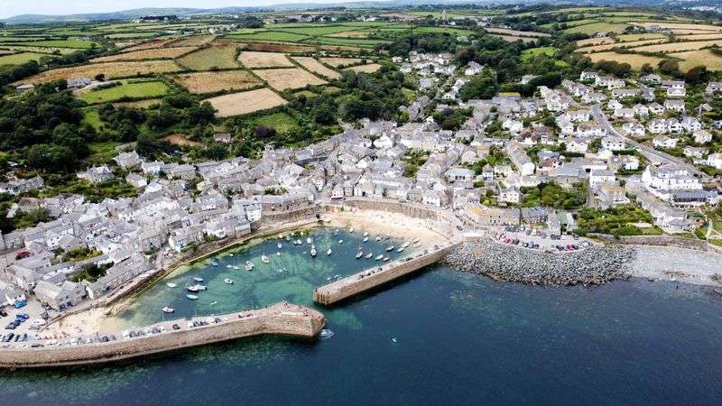Travel images Mousehole in Cornwall Travel images Mousehole in Cornwall