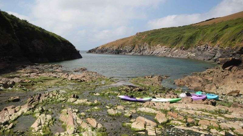 Travel images Port Quin in Cornwall