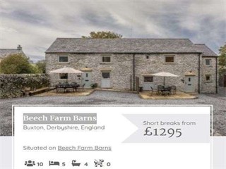 Beech Farm Barns Buxton Derbyshire
