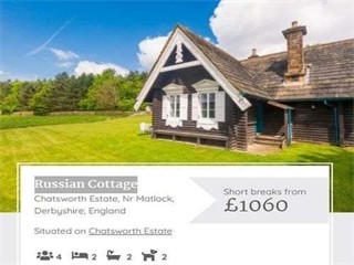 Russian Cottage Chatsworth Derbyshire