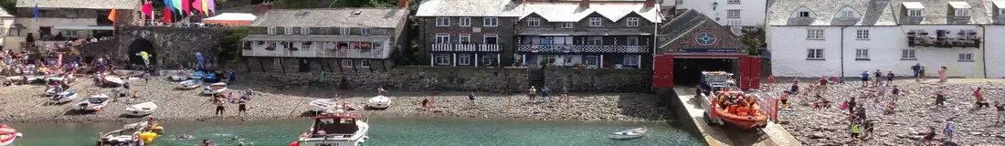 Quaint sidestreets of Clovelly Devon