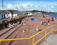 Travel images Paignton beach  in Devon