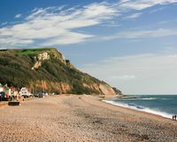 Seaton in Devon beach