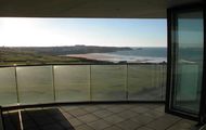 Patio view from Fistral penthouse