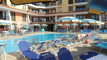 View of the Mirage Hotel in Nessebar