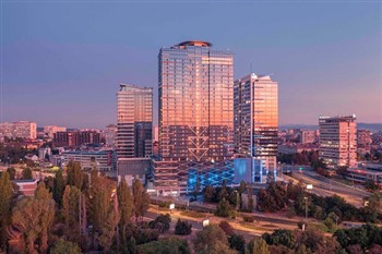 View of the Grand Hotel Millennium in Sofia