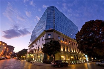 View of the Grand Hotel in Sofia