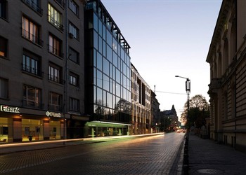 View of the Sense Hotel in Sofia