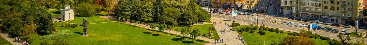 View of park in Sofia