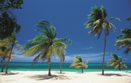 typical Cuban beach