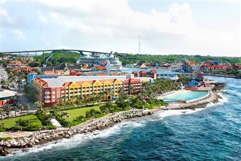View of the Renaissance Wind Creek in Curacao