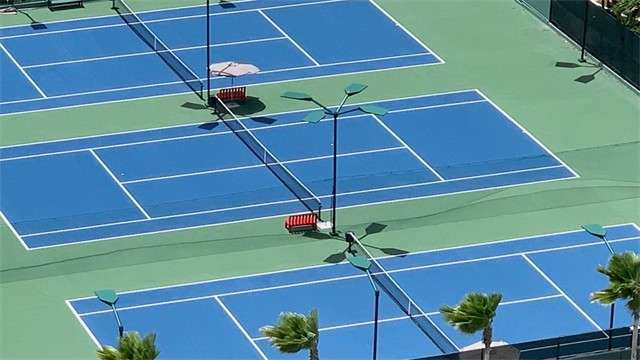 Caribe Hilton tennis courts