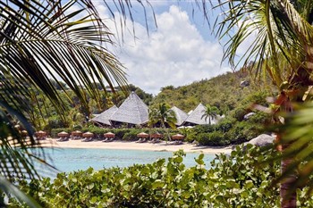 View of the Rosewood Little Dix Bay in Virgin Islands