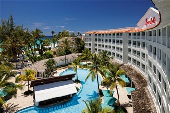 View of the Sandals Resort in Barbados