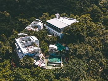 View of the Gaia Hotel and Reserve in Costa Rica
