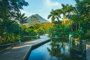 View of the Nayara Gardens in Costa Rica
