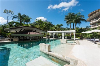 View of the Royal Corin Thermal Resort in Costa Rica