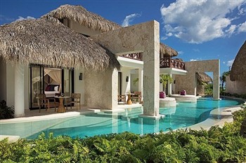 View of the Secrets Cap Cana Resort in Dominican Republic