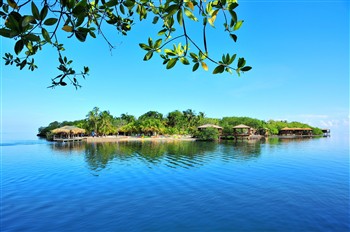 View of the Anthony's Key Resort in Honduras
