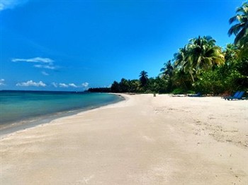 View of the Little Corn Island Beach in Nicaragua