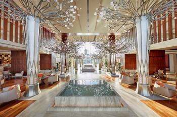View of the Mandarin Oriental Jumeira Dubai in Dubai