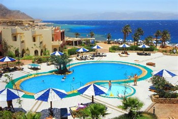 View of the Tropitel Oasis in Dahab