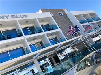 View of the Sunny Blue Hotel in Ayia Napa