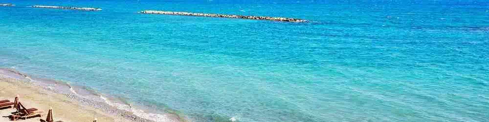 Limassol beach in Cyprus