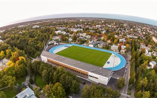 aerial photo parnu stadium