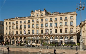 View of the Intercontinental Le Grand Hotel in Bordeaux