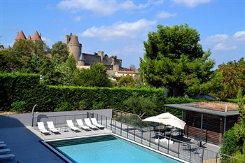 View of the Mercure La Cite Hotel in Carcassonne