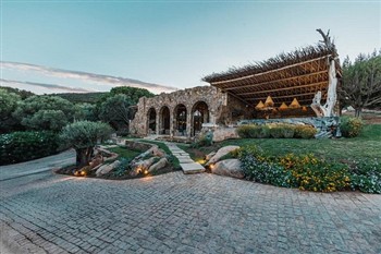 View of the Domaine Les Oliviers De Palombaggia in Corsica