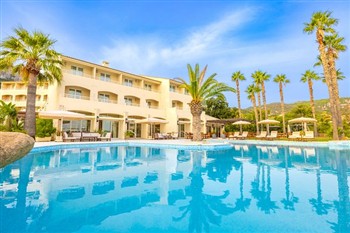 View of the Hotel Corsica Serena in Corsica