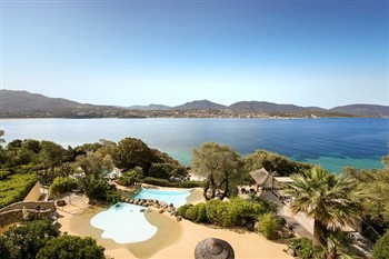 View of the Marinca Spa Hotel in Corsica