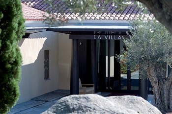 View of the La Villa Calvi in Corsica