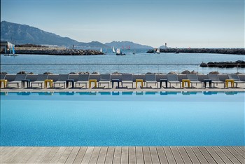 View of the nhow Hotel in Marseille