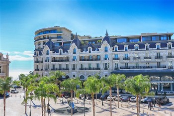 View of the Hotel de Paris in Monte Carlo