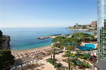 View of the Le Meridien Beach Plaza in Monte Carlo