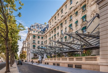 View of the The Peninsula in Paris