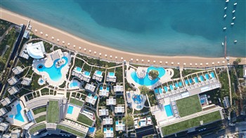 View of the Ikos Dassia in Corfu